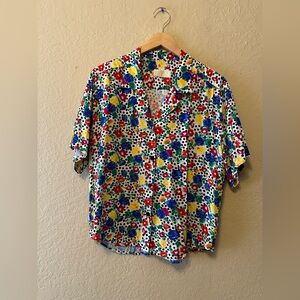 Pendleton Colorful Floral Button Down Shirt